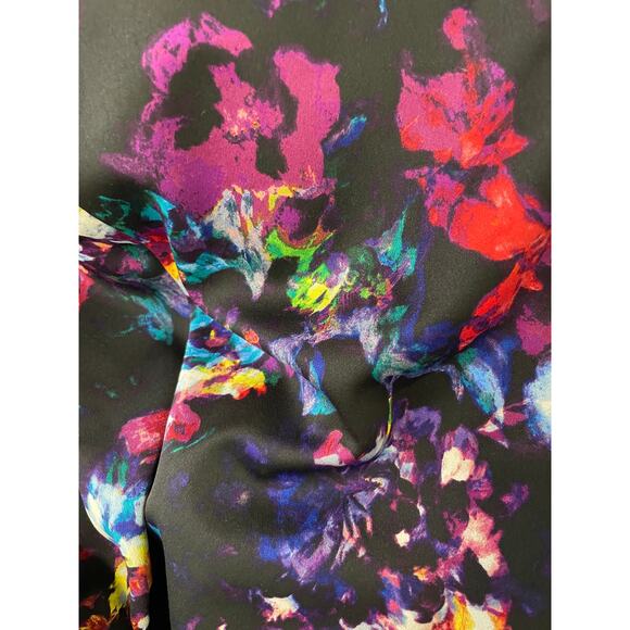 Ellen Tracy Floral Print Career Skirt | Black Multi | NWT 4P - Picture 5 of 7